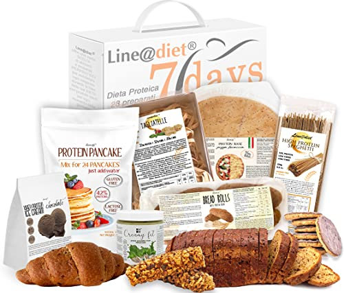 PERSONALIZZA il tuo KIT PROTEICO Line@diet! Snack, cioccolato, biscotti, pasta, pizza, pane e molto altro ad alto contenuto di proteine!