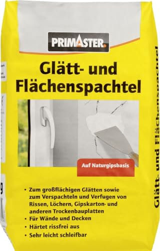 Primaster Glätt- u. Flächenspachtel Glättspachtel Spachtel für Innen