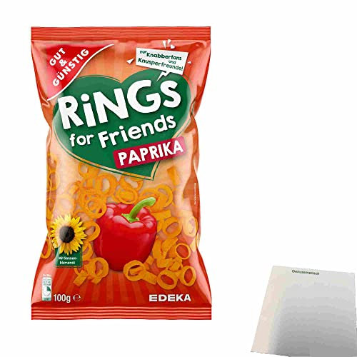 G&G Kartoffelringe Paprika (100g Beutel) + usy Block