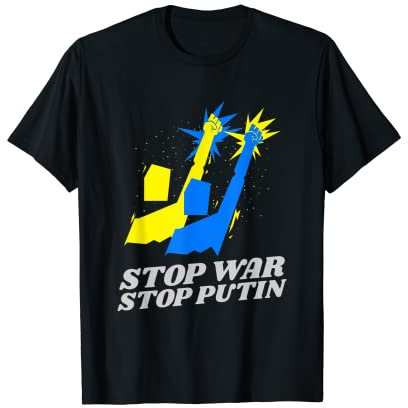 Stop War Stop Putin für frieden in der Ukraine T-Shirt