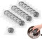 Steel Wool Scrubbers, Cleaning Sponges Metal Wire Scourer Sponge, Stainless Steel Heavy Duty Scouring Pad Tough Cleaning for Kitchen Cleaner Dishes, Pots Oven And Cooker (24PCS)