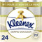 KLEENEX Dermo Douceur - Papier Toilette (4 paquets de 6 rouleaux) - triple épaisseur - 100% de fibres naturelles - sans parfum - ni colorant