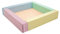 IGLU Soft Play Balle en Mousse Piscine pour bébé 1-7 Ans Montessory Parcours motricité pour Enfant (Pastel Clair, Grande)