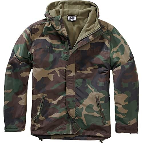 BWuM Windbreaker mit Zipper, Größe:XS, Farbe:Woodland