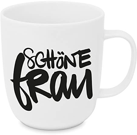 Seaside No.64 - Schöne Frau - weiße Tasse mit lustigem Aufdruck in schwarz - Becher für dein Frühstück, Brunch, Kaffee, Tee, Kaltgetränk - Geschenkartikel kombinierbar mit anderen Produkten der Serie