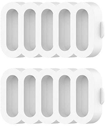 10 Stück Silikon Staubstecker Kompatibel mit Garmin Venu/Venu 2/Venu 2S/Venu Sq Staubschutz Stöpsel Anti-Staub Ladegerät Port Staub Stecker Staubschutzkappe Ladeanschluss-Schutz (Weiß)