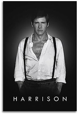Harrison Ford-Poster, dekoratives Gemälde, Leinwand-Wandposter und Kunstdruck, modernes Familienschlafzimmer-Dekor-Poster, 30 x 45 cm
