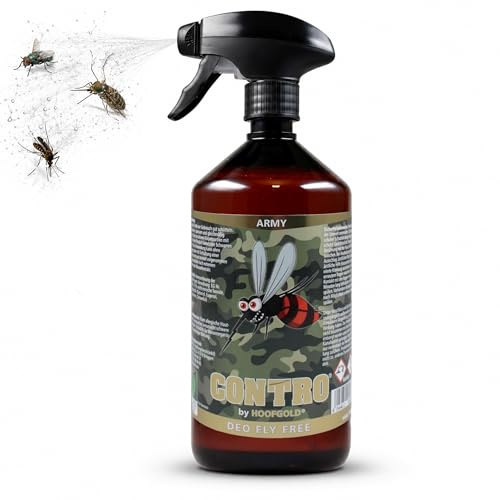 HOOFGOLD Contro Deo Fly Free 1000 ml, Fliegenspray Pferd Pflegespray