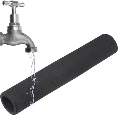 Pipe insulation foam tube,Foam pipe insulation, DIY Pipe Insulation Wrap Exterior，Outside Boiler Room Tubing，Heat Preservation Insulated,9/15/20mm Wall 6-110mm Bore 1.8 Metre (Size : 60x20mm/2.36x0.78