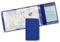 nemau - Porte Carte Grise 4 Volets en Gomme Expansée Effet Tissu Jean – Fabriqué en France – Étui Documents Véhicule, Assurance & Permis – Élégant, Compact et Résistant – Couleur Bleu