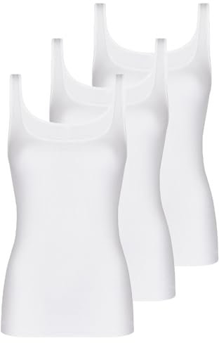 Nina von C. Damen Achselhemd Fine Cotton 70 302 111 0 Gr. 48 in Weiss