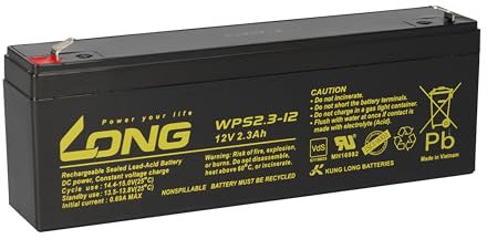 Kung Long WP2.3-12 Batterie au plomb AGM sans entretien 12 V 2,3 Ah