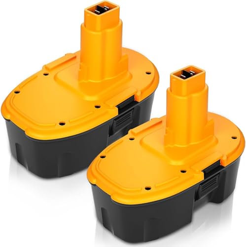 Ibanti DC9096 DC9098 Replacement for XRP Dewalt 18V Battery Compatible with DC9099 DW9095 DW9099 DE9038 DE9039 DE9095 DW9095 DW9096 DW9098 DE9503 DC9182 Battery 500mAh (Black)