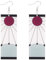 WJRQD 2Pcs Demon Slayer Ohrringe, Cosplay Anime Ohrringe, Cartoon Acryl Zubehör Unisex Geschenk, Cosplay Requisiten Zubehör für Kinder