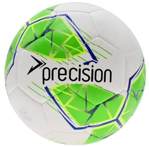 Precision Fusion Sala Futsal Ball Official Fifa Football, Indoor Training, Hybrid PU, Low Rebound, Enhanced Control, White, Size 4