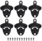 sourcing map 24Pcs Alloy Bottle Opener Wall Mounted, Vintage Beer Cap Opener with Screws Unique Gifts for Men Beer Lovers Bar Decoration Birthday Present, Black