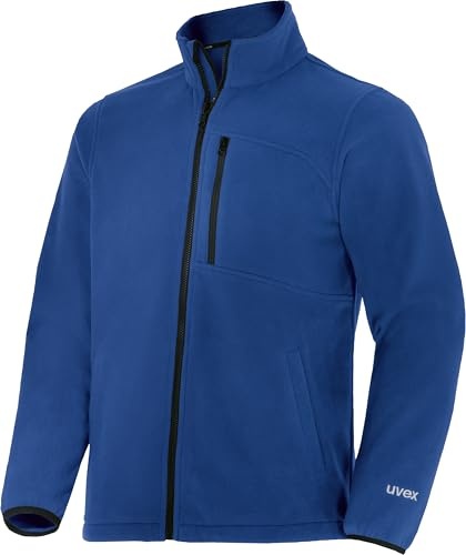 Uvex suXXeed Craft Fleecejacke - Herren Arbeitsjacke mit warmen Microfleece - Stehkragen & Reißverschluss