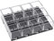 VOSAREA 12 Stück Mineralien Aufbewahrungsbox - 3,5 cm Plastik Edelstein Acrylbox Mineralien und Steine Aufbewahrung Schaukarton für die Aufbewahrung und Sammlung