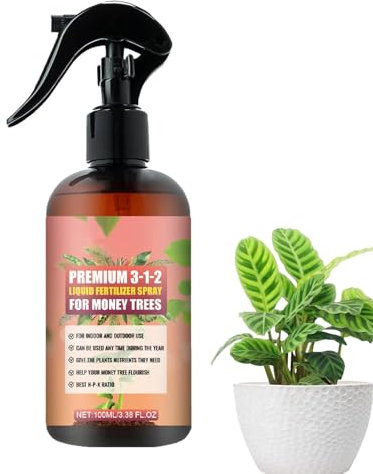 Money Tree Spray - 100ml Money Tree Fertilizer | Organic Liquid Money Tree | Organic Liquid Plant Food Nutrients For Vital Health | Multi-purpose Indoor Plant Fertilizer Liquid For Strong And Healthy