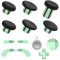 Elite Series 2 Controller Accessories Kit - Thumbsticks, D-Pads and Trigger Paddles with Storage Case (Light Green)