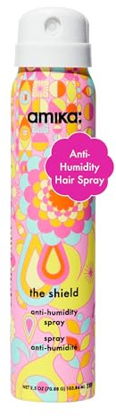 amika The Shield Anti-Moisture Haarspray - Haarspray für Frauen mit Hitzeschutz + Frizz Control - Enthält UV-Filter zur Vermeidung von Sonnenschäden (103ml)