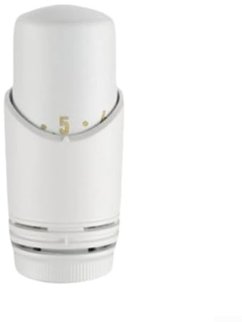 DN20 Heizkörperthermostat -kompatibel mit Ventilen mit DN20 Gewindeanschluss-stufenlose Temperaturregelung mit Frostschutzfunktion-für effiziente Heizungssteuerung in Wohnräumen(White)