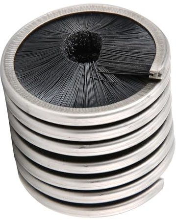 LUCKDANO Beal Seilbürste Outdoor-Klettern, Höhlenforschung, Seil-Reinigungsbürste – Edelstahl und Nylon-Material – Leichtes Reinigungswerkzeug für Seile mit 8–13 Mm Durchmesser – Ideal für