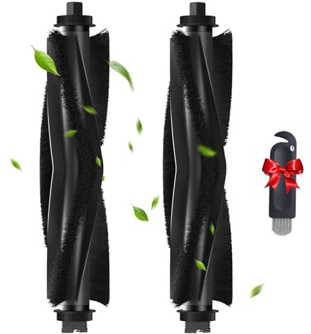 Auoiian L60/L50 Replacement Roller Brush Kit for Eufy L60/L50 Series Robot Vacuums – 2-Pack Multi-Surface Main Brushes with Cleaning Tool – Compatible with L60, L60 Hybrid, L60/L50 SES, L50 Models