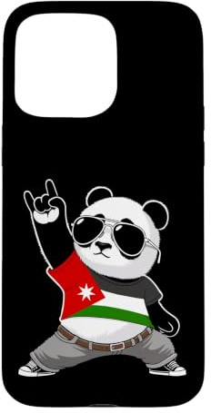 Jordanian Flag Men Women Kids Jordan Case for iPhone 15 Pro Max
