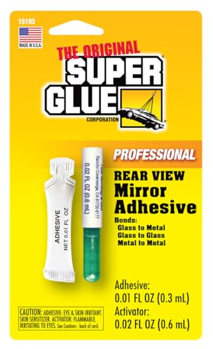 Super Glue Rear View Mirror Bonder Glass Glue (0.9ml)