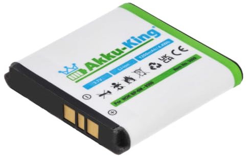 Akku kompatibel mit Nokia BP-6M - Li-Ion 1200mAh - für 9300, 3250, 6151, 6161, 6233, 6280, 6288, 9300i, N73, N77, N93, Camsports HD Max Extreme