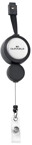 Durable Jojo Plus, Bandlänge 60 cm, schwarz, Packung à 10 Stück, 822901