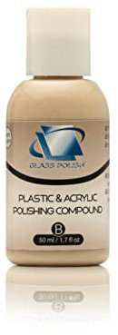 Glass Polish 14017 Kunststoff- und Acryl-Politurpaste für professionelles Hochglanz-Micro-Finish – 50 ml