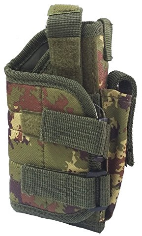 Fondina Cosciale Militare per Pistola Vegetato Italiano MOLLE Universale