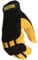 Stanley 29727-50508 RSY750L Leather Performance Driver Gloves Large, schwarz/gelb