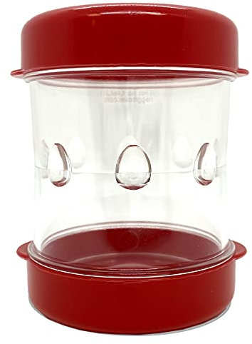 NEGG 2434-AH-101 Boiled Egg Peeler RED, Plastic