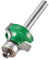 Trend CraftPro Guided Rounded Over Router Cutter Bit, 1/4 Inch Shank, 6.3mm Radius and 12.7mm Cut Length, Tungsten Carbide Tipped, C076X1/4TC