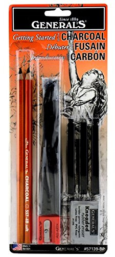 GENERAL'S Charcoal Drawing Assortment Set