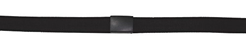Bundeswehr Hosengürtel, schwarz, mit Kastenschloß, 3 cm breit