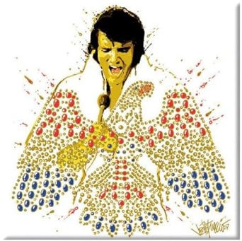 Elvis Presley Metal Steel Fridge Magnet American Eagle Album Fan Gift Official
