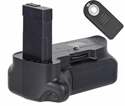 ayex Battery Grip for Nikon D3100 with Portrait Format Shutter and Many Functions for 1x or 2x EN-EL14 (Portrait Handle/Battery Grip) Khalia Photo