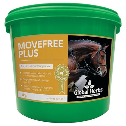 Global Herbs MoveFree Plus Equine Advanced Joint & Mobility Support Powder