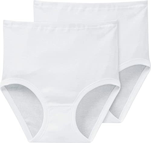 Schiesser Damen 2-Pack Taillenslip - Weiss - Größe 42