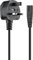Figure 8 2 Pins Mains C7 UK Plug Power Supply Cord Cable Lead for TV / Printers / Sky Box / xBox One / PS3 / PS4 / PS5 / Radio / Piano etc - Black (3 Meter)