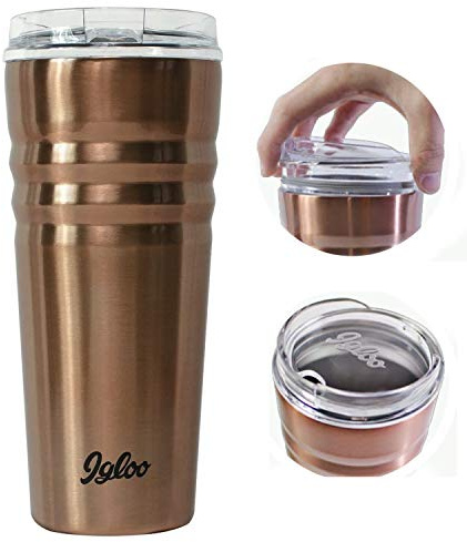 Iglu Edelstahl Vakuum Isoliert Tumbler, Kupfer, 20oz