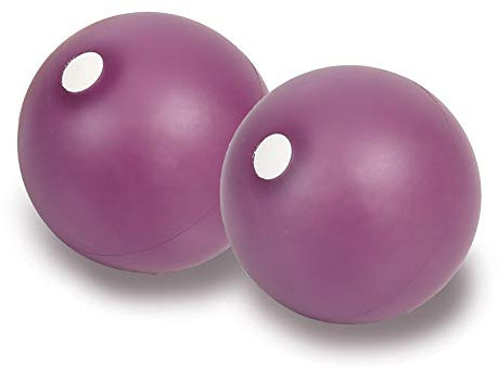 TOGU Toning Ball 2er Set Amethyst Pilates Yoga Bewegung Fitness Durchmesser 10cm, 0,5 kg