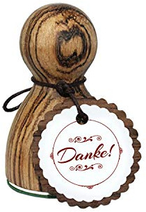 orig. Stemplino® Maxistempel Stempel L - Danke ! - hochwertiger Holzstempel Motivstempel Holz Dankesstempel Dankestempel