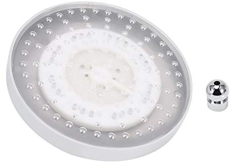 8 Inches Water Temperature LED Shower Head 3 Color Changing Automatic RGB LED Light Lamp Shower Head Top