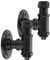 BTSKY 2PCS Vintage Metall Industrierohr Wandhaken