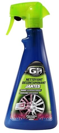 GS27 - Nettoyant Jantes et Décontaminant pH Neutre - Compatible Toutes Jantes (aluminium, acier, etc.) - 500 ml